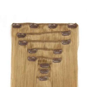 Clip in Vlasy 60cm 160g Popelave Blond 16-0